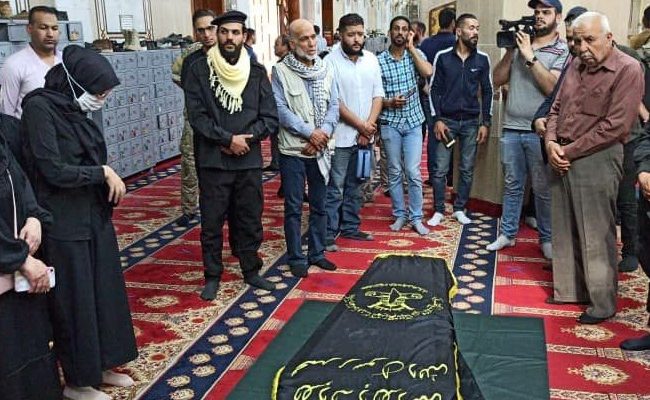 رمضان شلّح يوارى الثرى في مقبرة الشهداء بدمشق