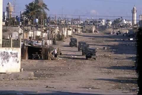 صورة قديمة لمخيم الشاطئ في غزة