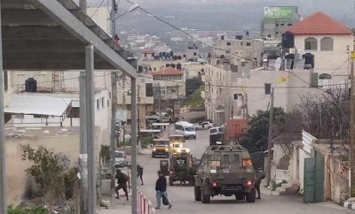 قوات الاحتلال تغلق البوابة المؤدية لمخيم الجلزون