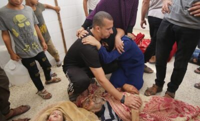 مجزرة إسرائيلية في مخيم البريج أول أيام العيد