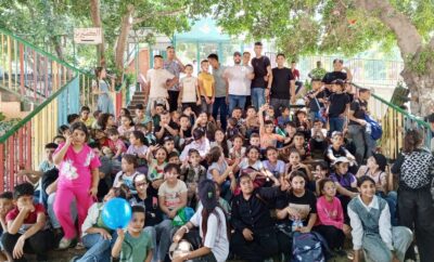يوم ترفيهي بمشاركة 250 طفل من مخيم عسكر الجديد